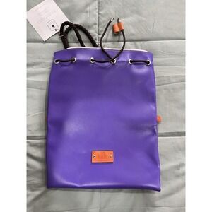 Milano Ruck Sack Backpack Purple Made In Italy